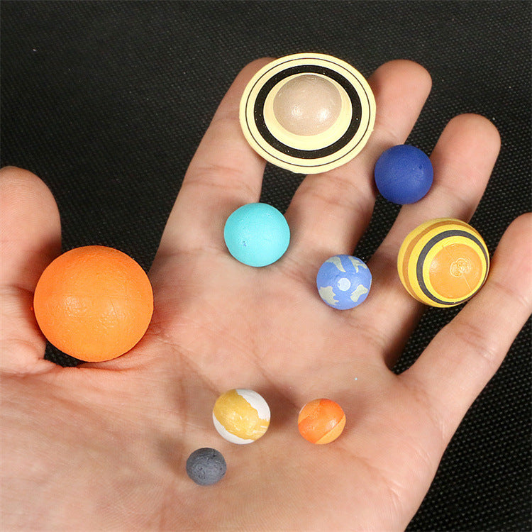 Simulation du système solaire, système de planète cosmique en plastique, figurines de l'univers, matériel pédagogique, jouets éducatifs scientifiques