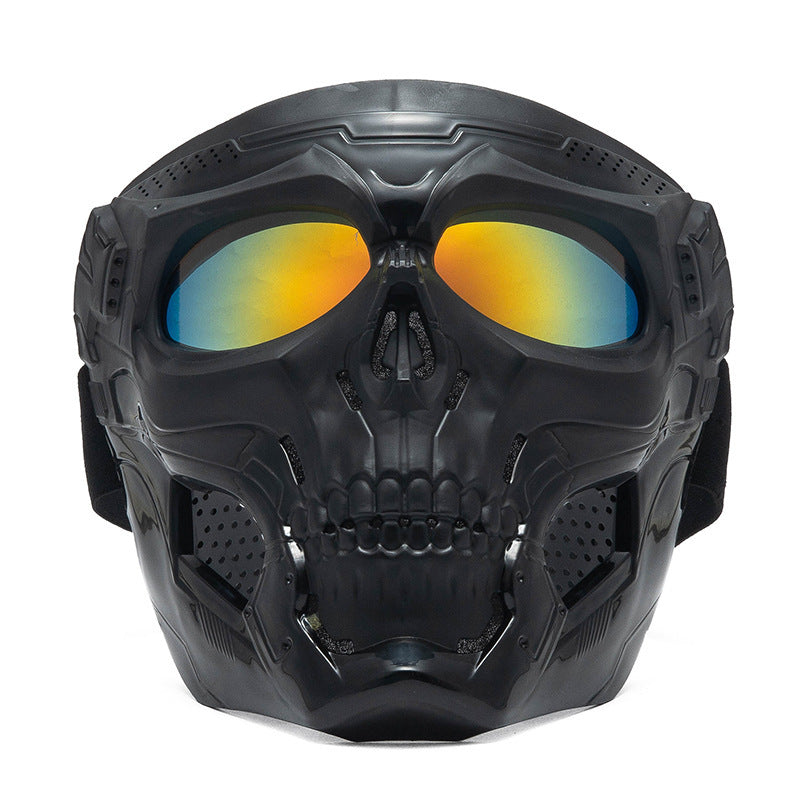 Lunettes coupe-vent Skull Riding Mirror unisexe