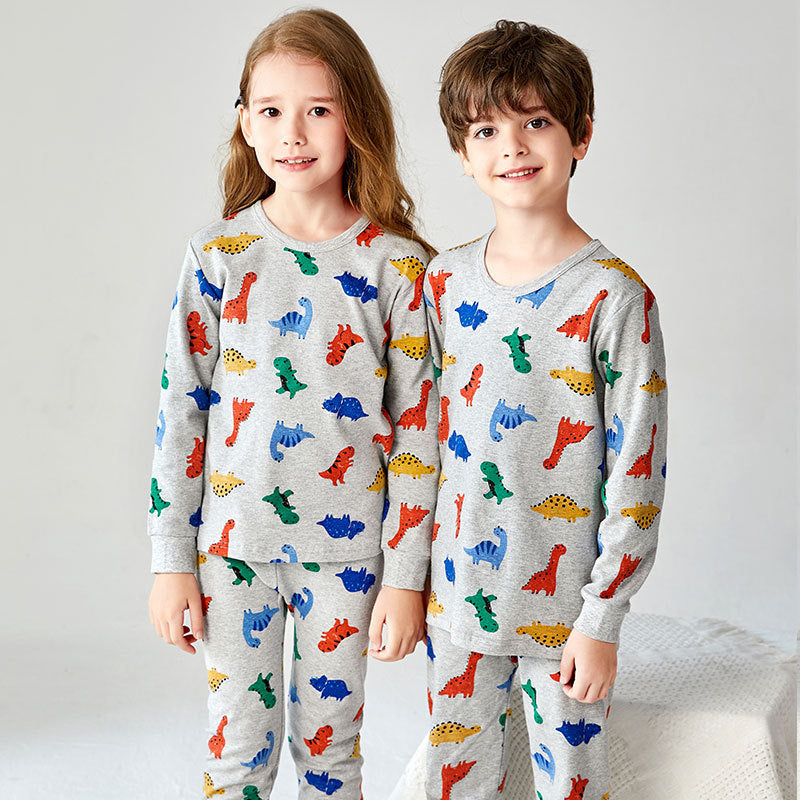 Ensemble de sous-vêtements pour enfants, ensemble de sous-vêtements en coton pour garçons et filles, pyjama