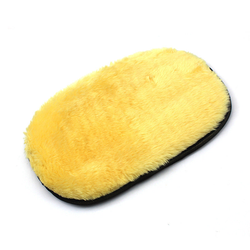 Plumeau de gants de lavage de voiture en peluche double face