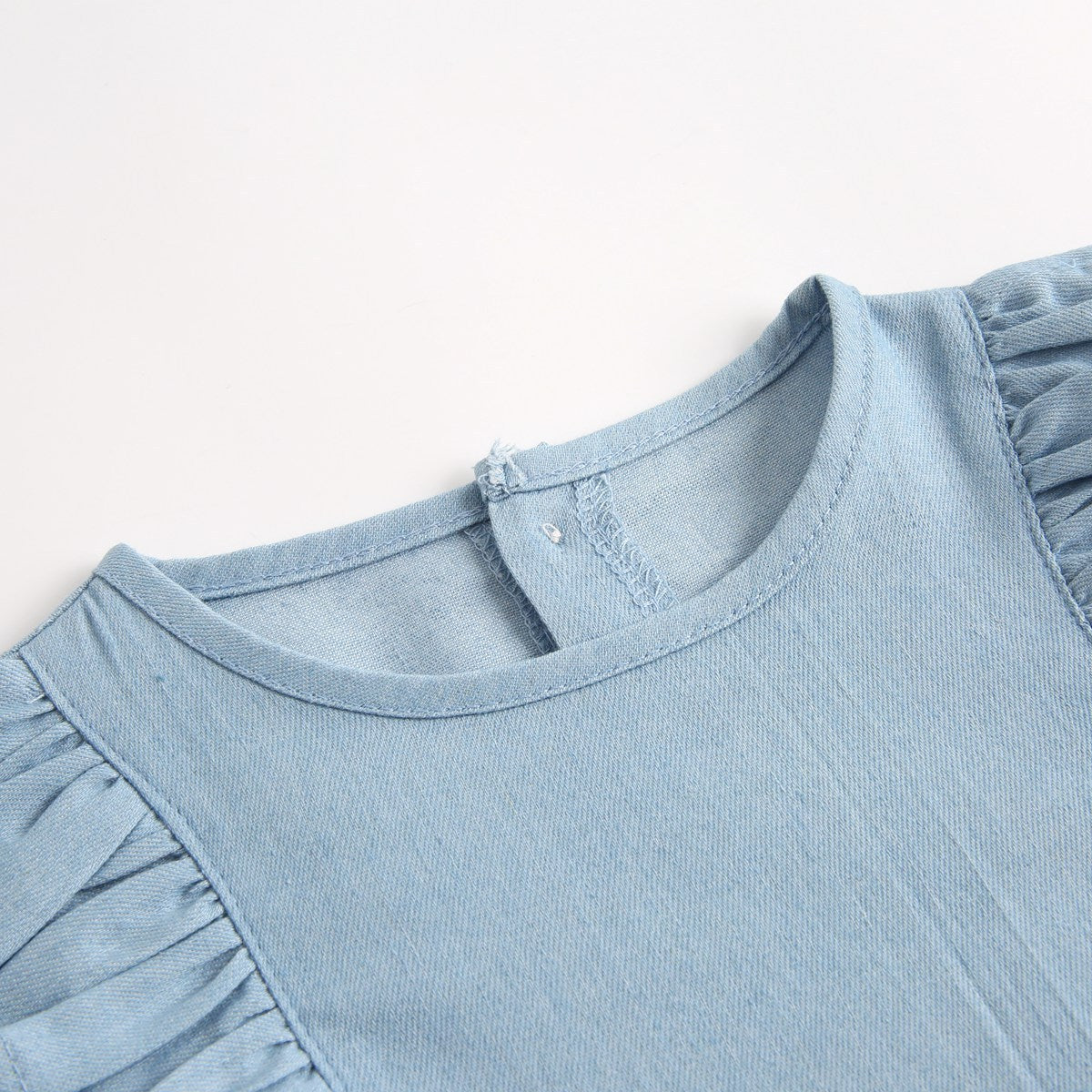 Vêtements en jean pour bébé, body enveloppant, barboteuse à pet