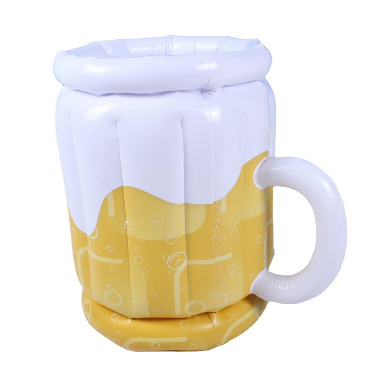 Grand refroidisseur de tasse de bière gonflable refroidisseur de boisson de flotteur de piscine pour les fêtes d'adultes 2 en 1 flotteur de boisson et fournitures de fête excellent jouet pour piscine de plage et jacuzzi