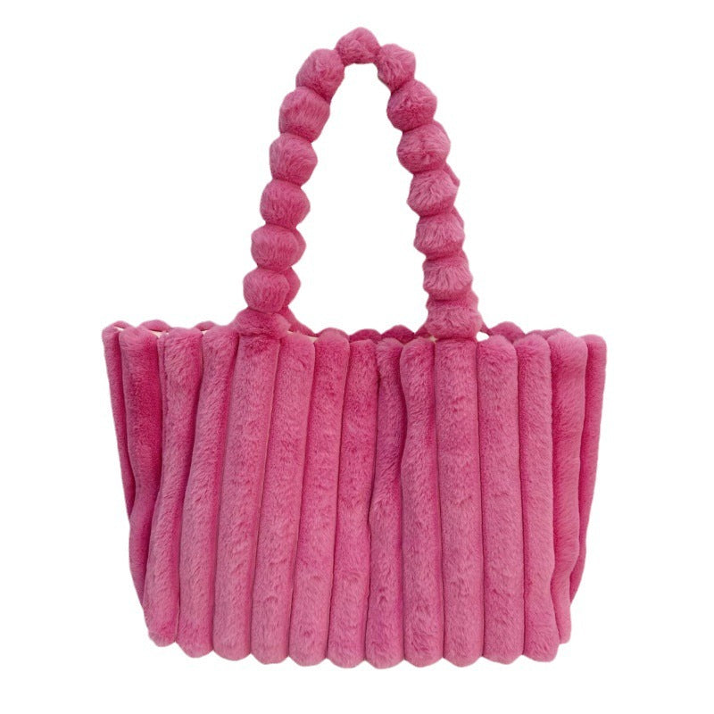 Women's Fashion All-matching Fur Bag