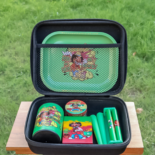 Ensemble broyeur à fumée et fumage 12 pièces