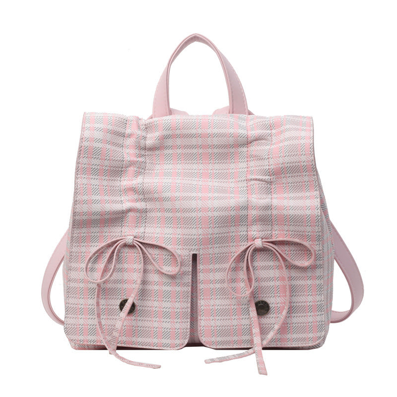 Bolso de mano para ir al trabajo, versátil, de gran capacidad, bonito, de cuero suave, con lazo, moda Popular de primavera