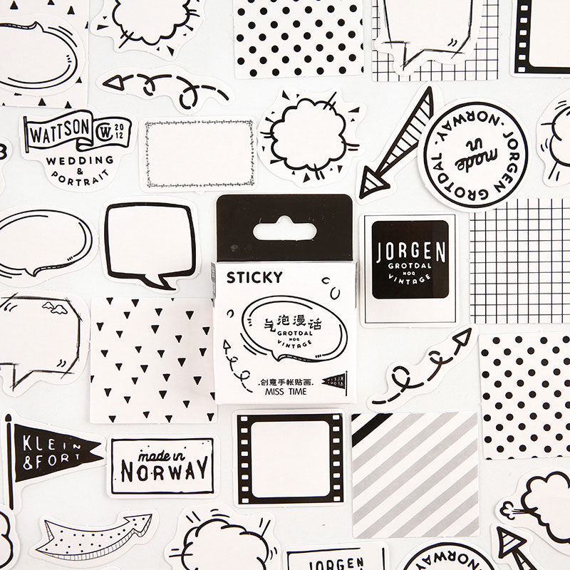 Pegatinas de patrón pequeño de material decorativo para diario infantil de dibujos animados creativos