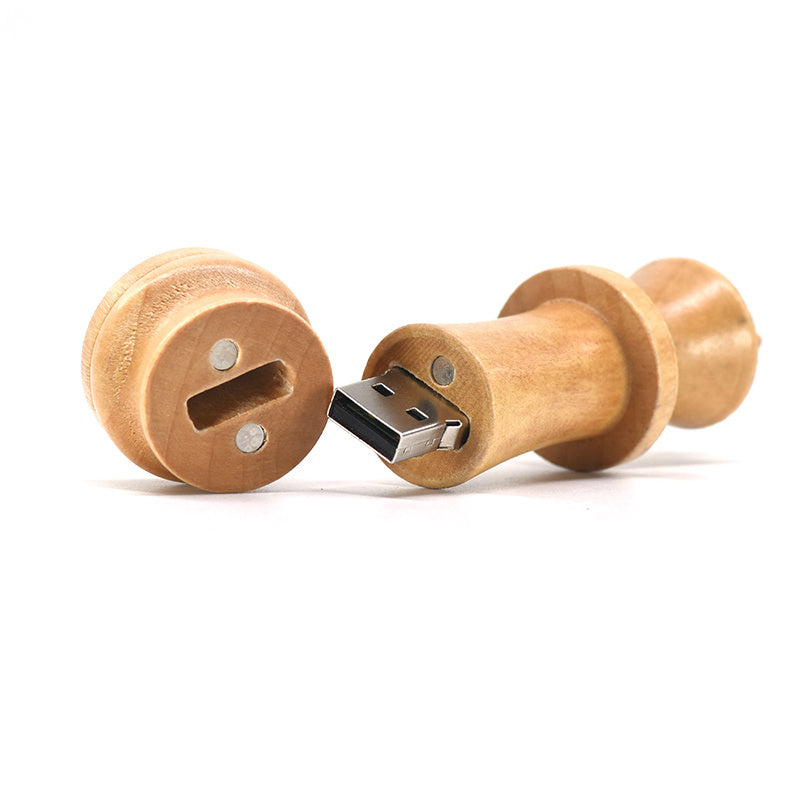 Stylo d'échecs en bois, clé USB King, mémoire en bois