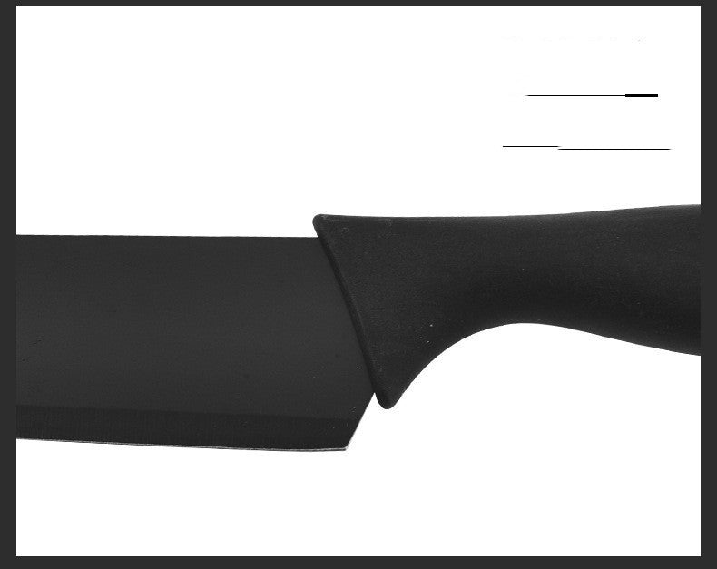 Ensemble de cinq pièces à lame noire en acier, couteau de cuisine, couteau à fruits avec machine à omelette, ensemble d'épluchage