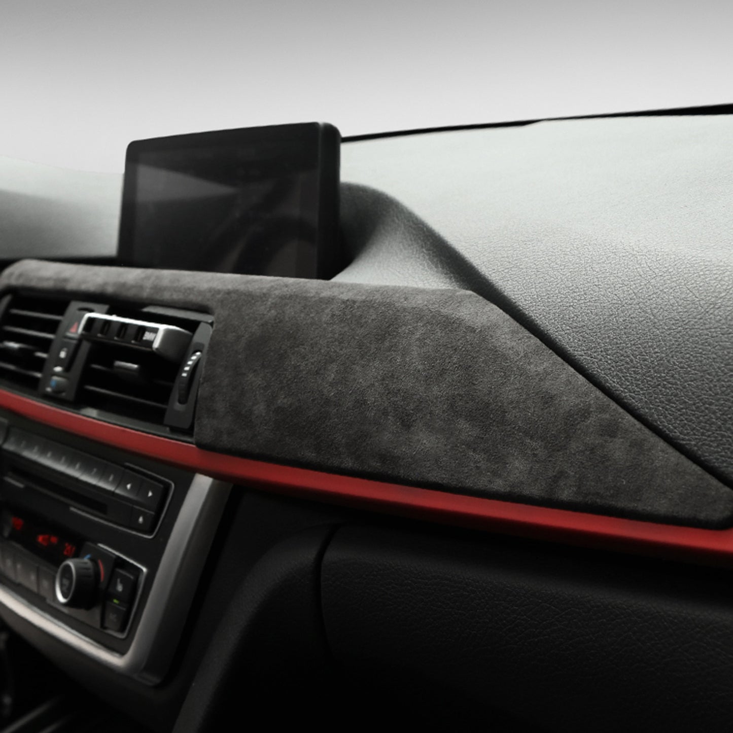 Suitable For BMW 3 Series F30 Alcantara Suede Central Control Instrument Trim