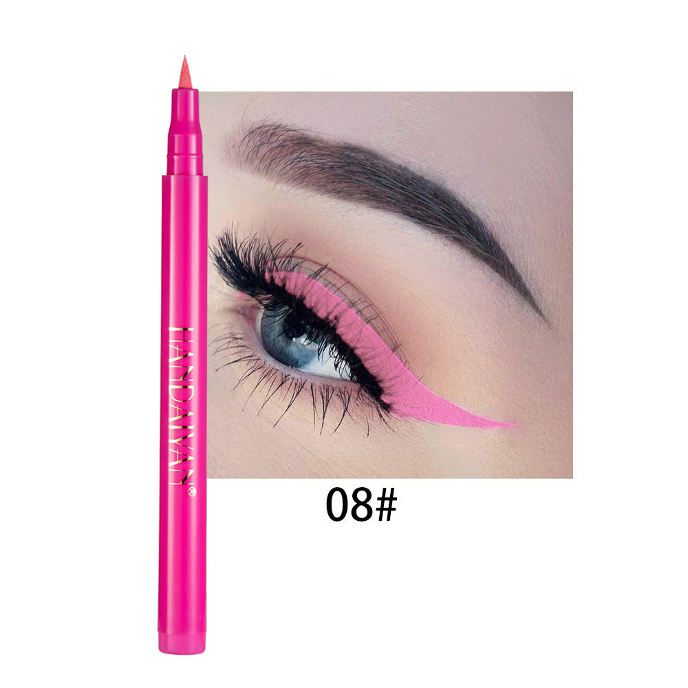 DIY Color Painting Is Not Easy To Smudge Matte Eyeliner