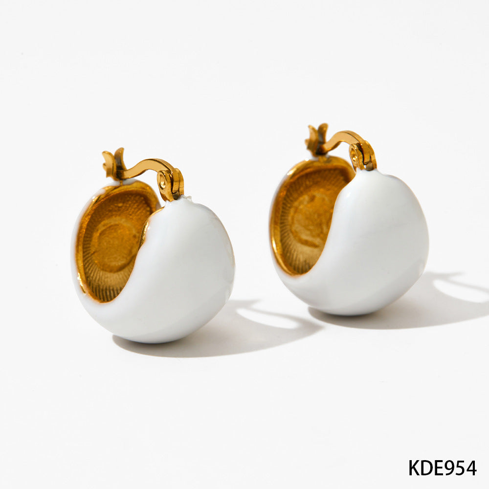 Retro Personalized French Style Design Earrings