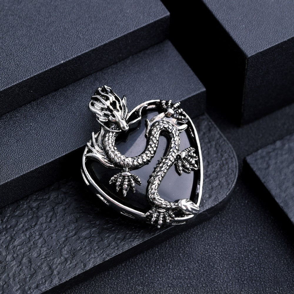 Dragon-shaped Love Pendant Simple Retro Fashion Ornament