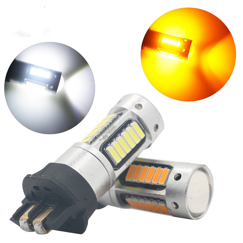 Luz de circulación diurna para coche PW24W 4014 30SMD Dirección LED