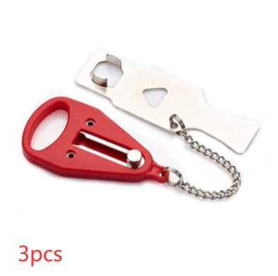 Serrure de porte Portable, dispositif de porte supérieure de porte d'hôtel, bouchon de porte, serrure de sécurité