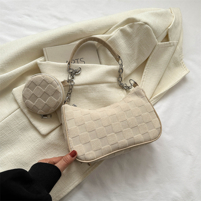 Nuevo bolso cuadrado pequeño de moda de estilo retro de primavera