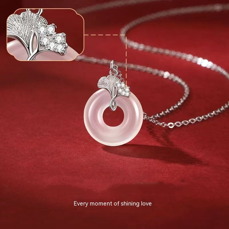 Peace Buckle S925 Silver Necklace