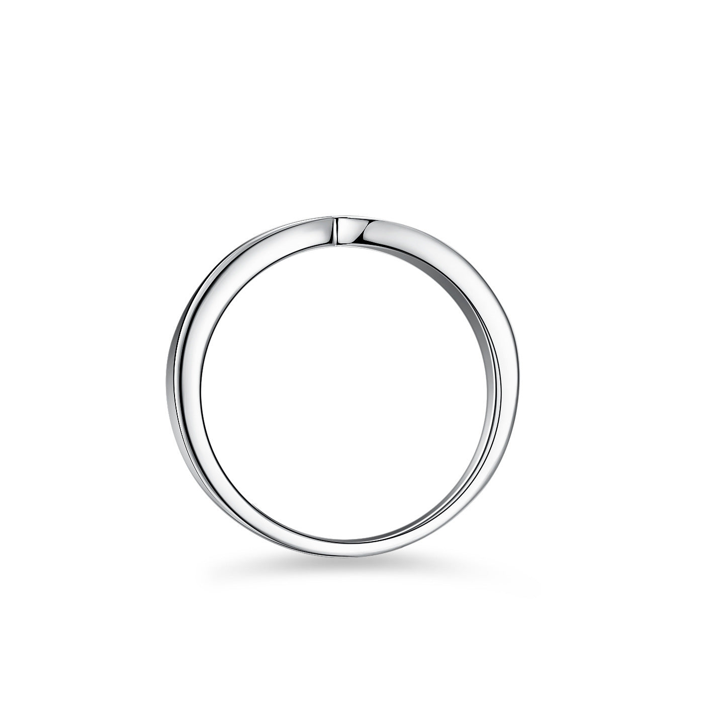 Bague Argent Moissanite Moissanite Croix Dame