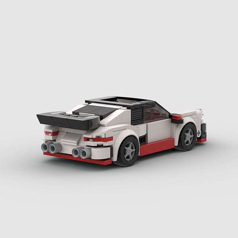 Voiture de sport à petites particules, Puzzle Moc, blocs de construction assemblés, jouet pour enfants
