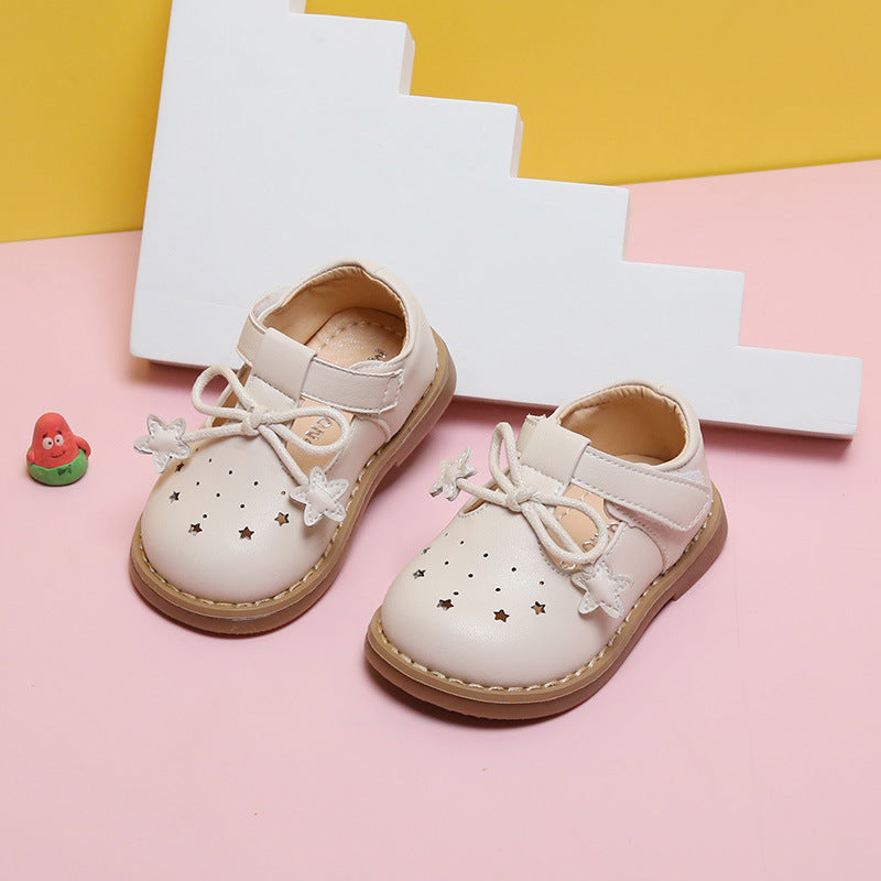 Zapatos de suela blanda para niños pequeños, transpirables, para niñas