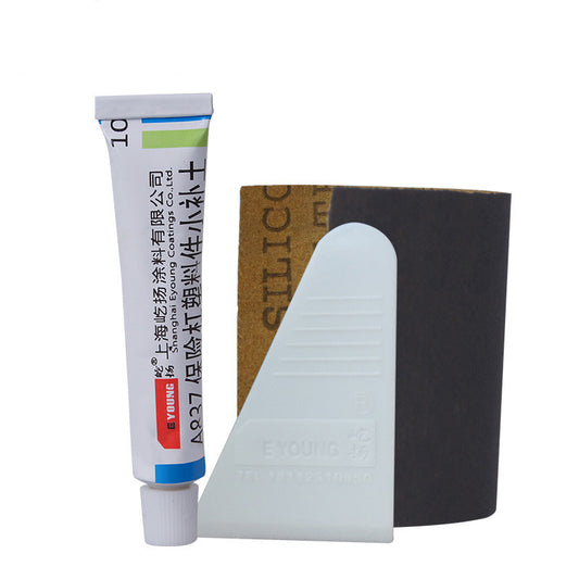 Piezas de plástico de Metal, herramienta de reparación de tela, cinta de papel de lija de cera para vehículos, reparación pequeña