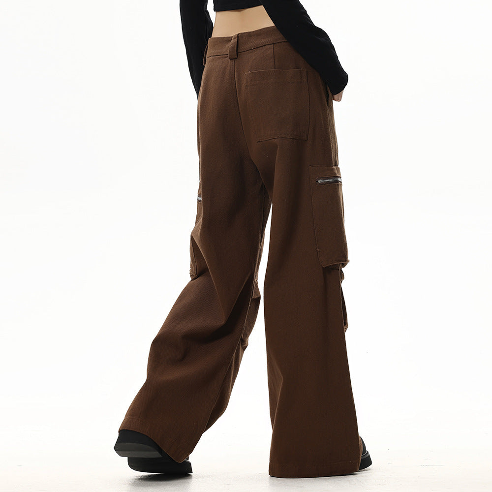 Men's Fashion Wide-leg Straight Long Pants