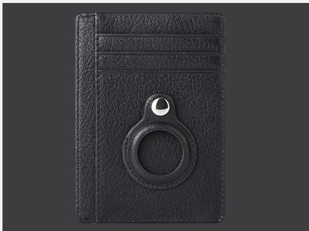 Cartera con tarjetero multifuncional de piel de vaca de primera capa para hombre