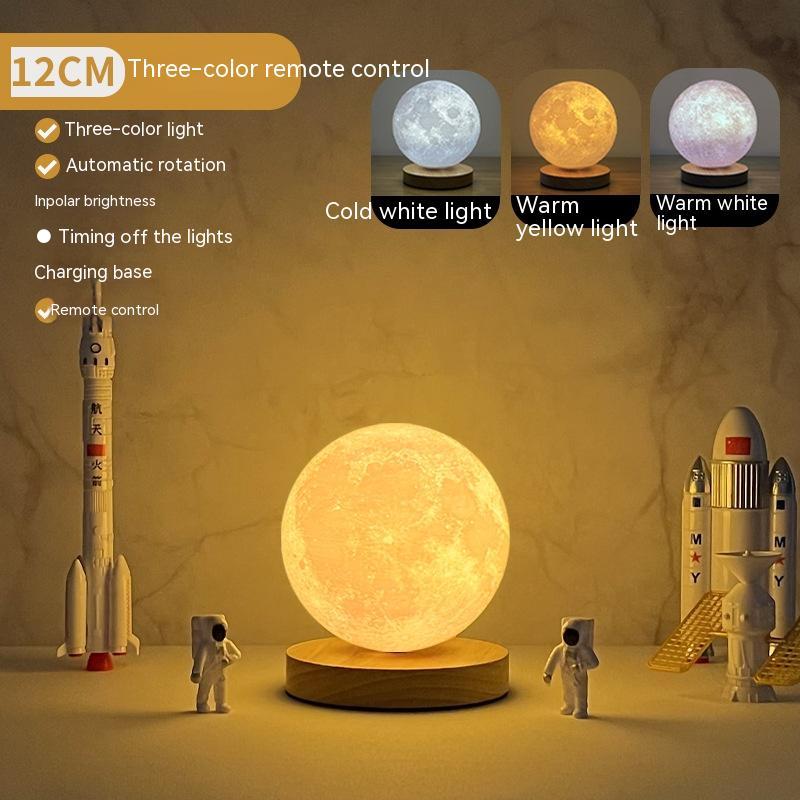 Bedroom Sleep Magnetic Rotating Moonlight Lamp