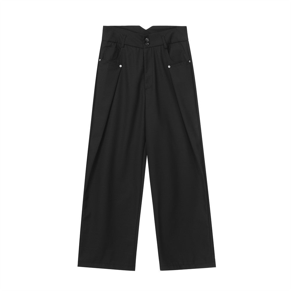 Men's Fashion Special-interest High-grade Casual Pants Straight-leg Trousers