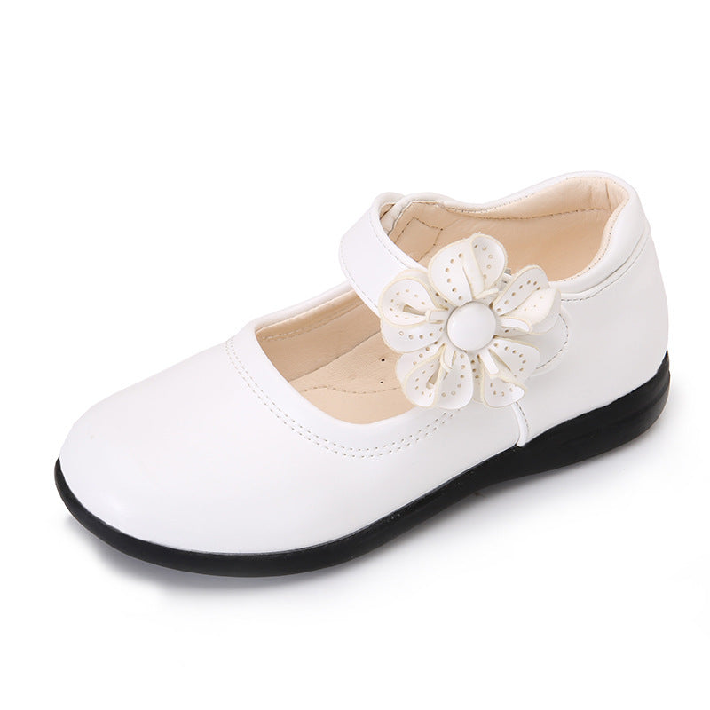 Chaussures de princesse à semelles souples pour grands enfants, noires, spectacle pour étudiants