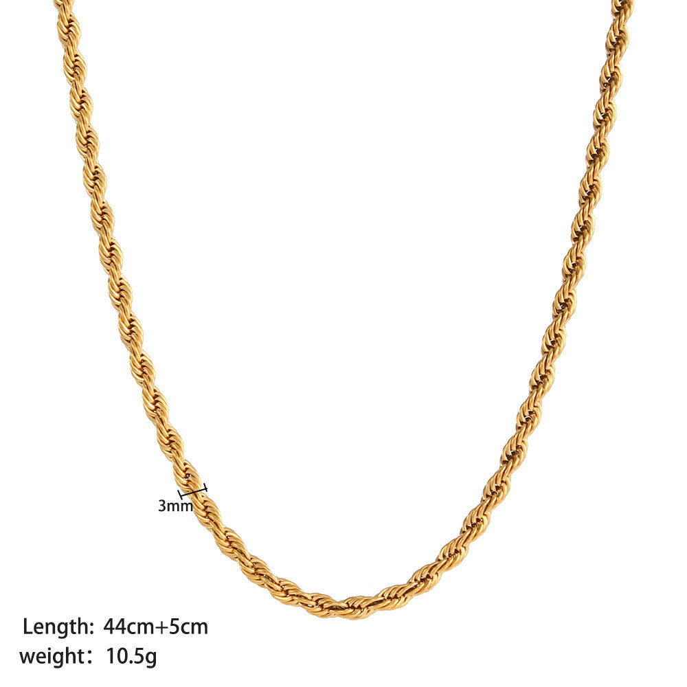 Women's Non-fading Titanium Steel Necklace