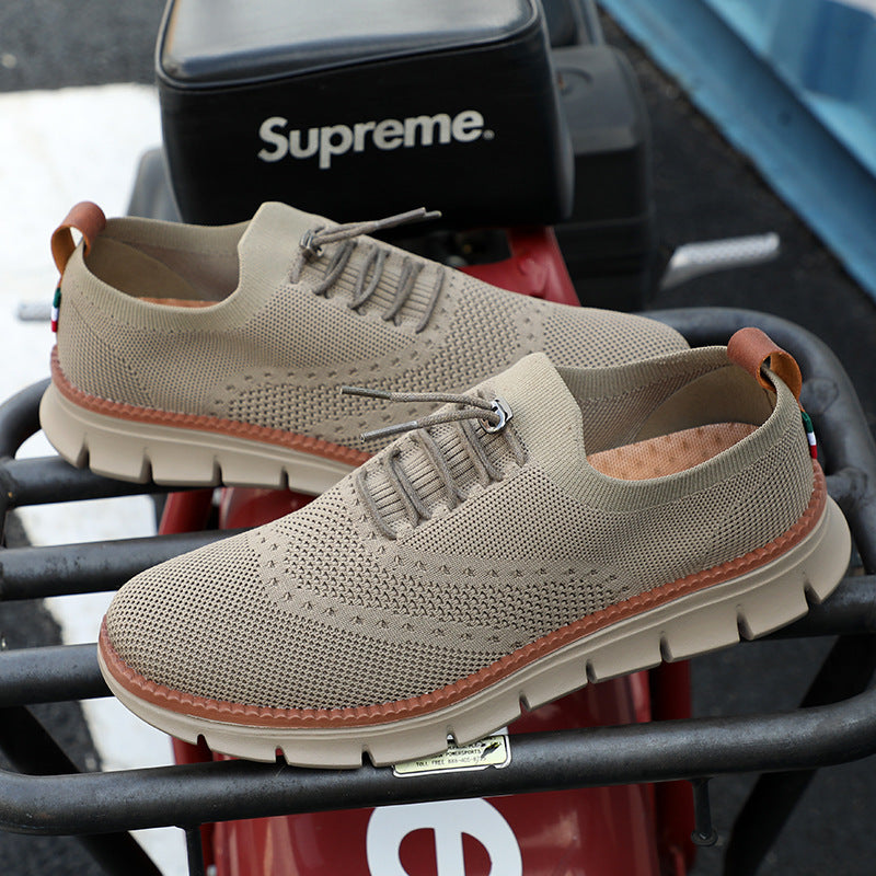 Chaussures d'été pour nouveau papa, style britannique