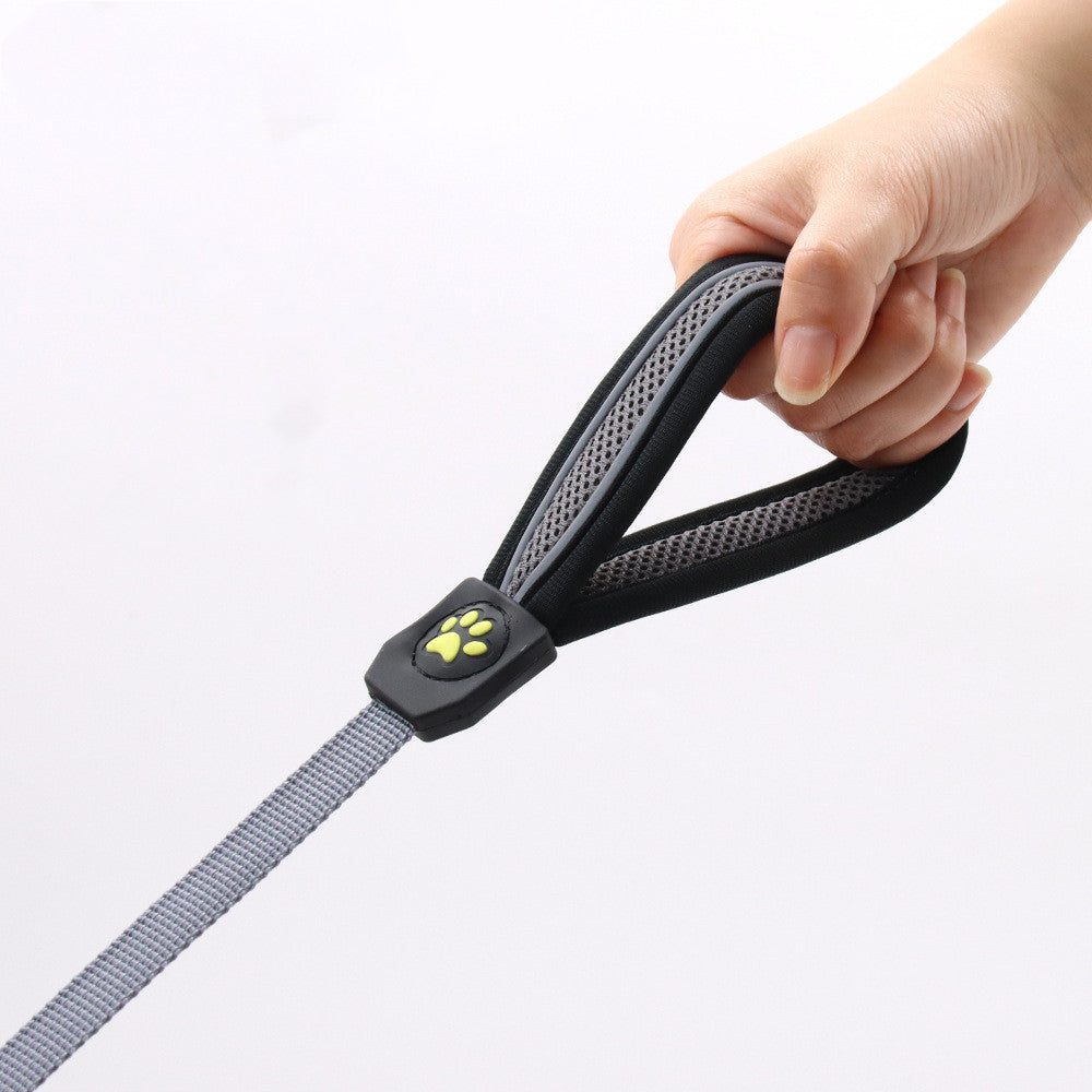 Productos para mascotas con cuerda reflectante y correa para el pecho de perro transpirable de malla