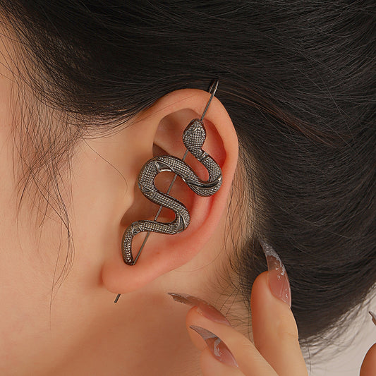 Personnalité de la mode pour femmes, imitation de serpent, suspension d'oreille