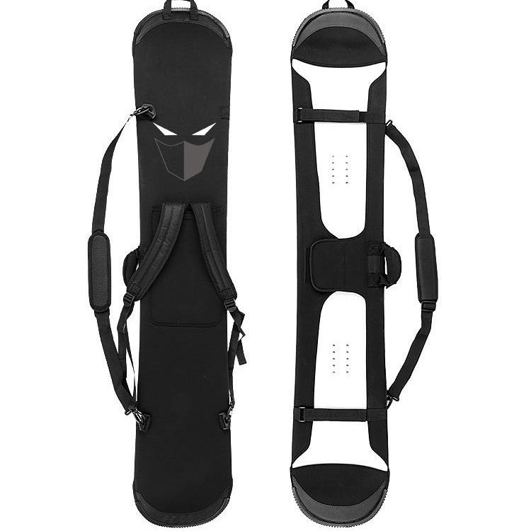 Mochila con bolsa para snowboard y esquí con piel de bola de masa de snowboard