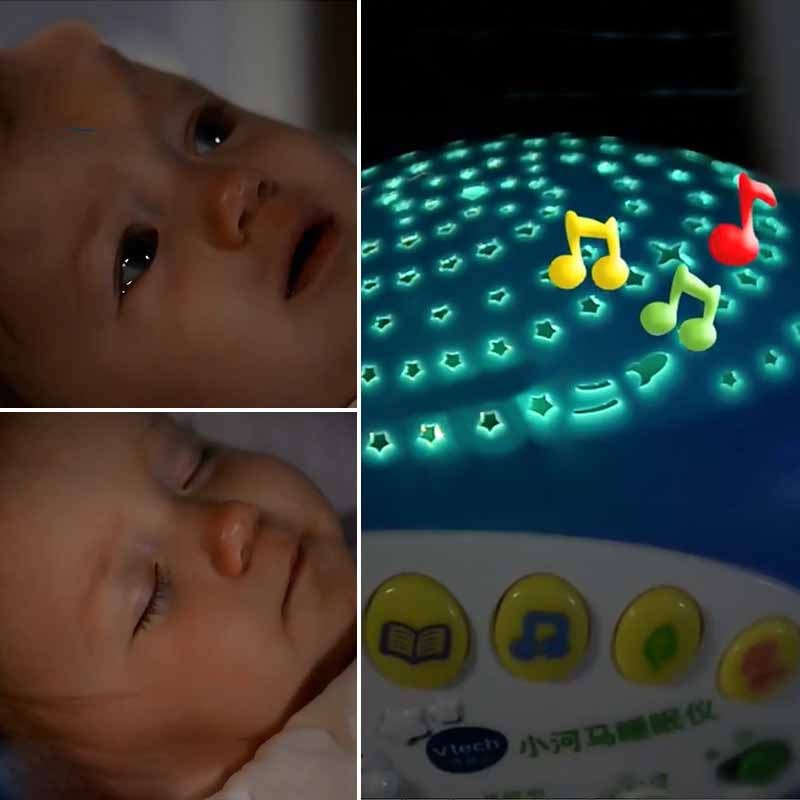 Instrument de sommeil pour bébé hippopotame, jouet de sommeil pour bébé