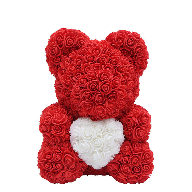 Ours Saint Valentin Rose Ours Cadeau de Noël