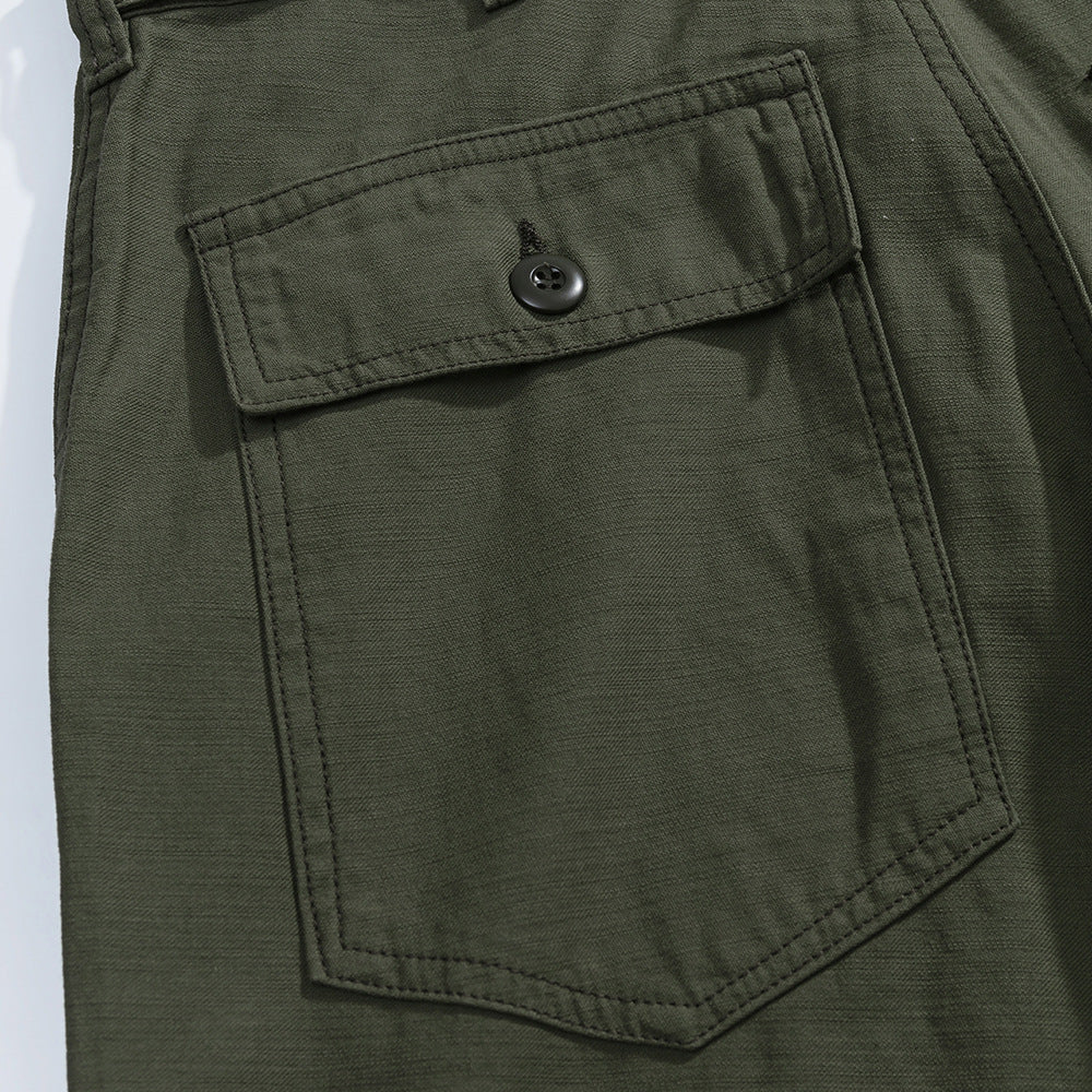 Men's Simplicity Japanese Style Workwear Loose Casual Pants