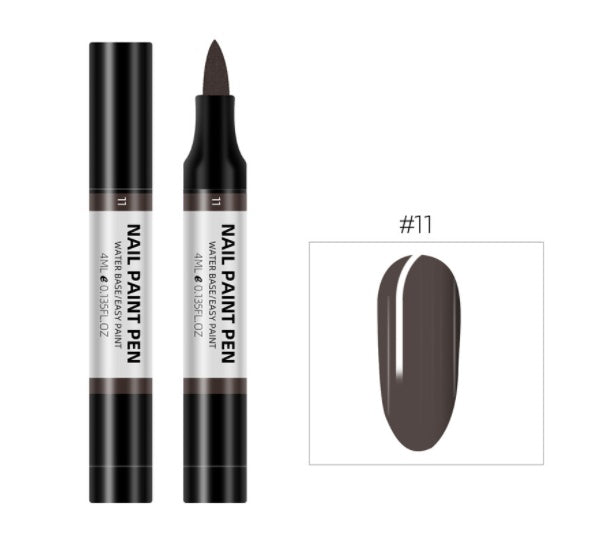 Stylo de peinture de vernis à ongles 24 couleurs, stylo de fleur de peinture 3D, stylo de fleur de dessin à base d'eau, stylo de vernis à ongles sans goût