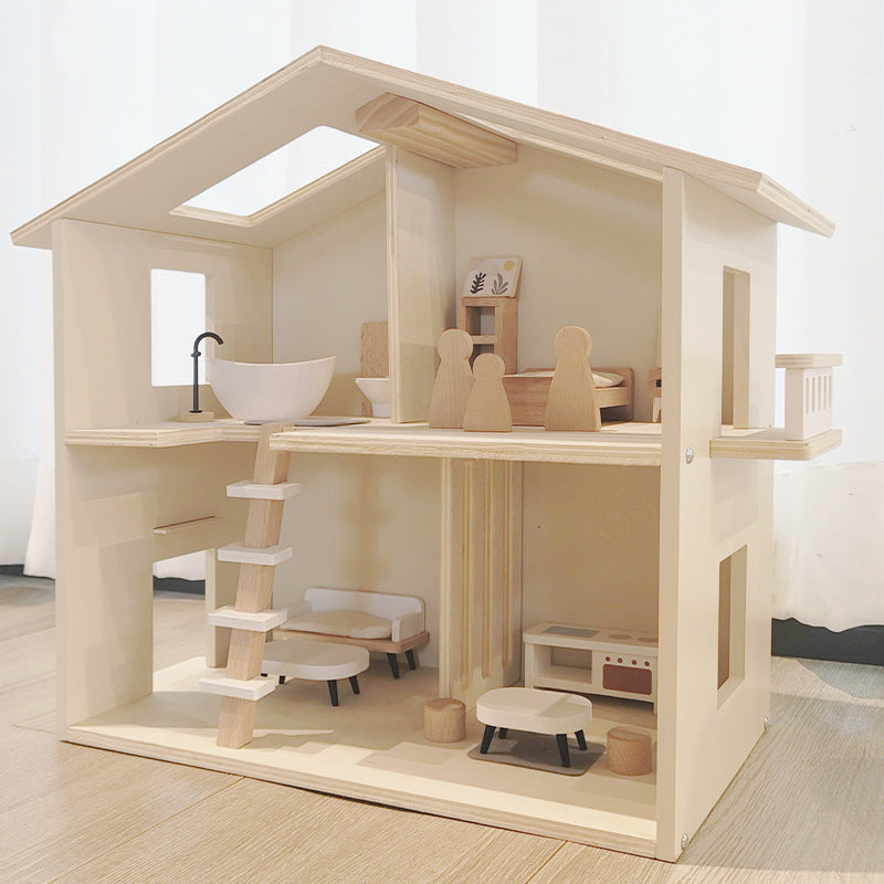 Simulation de petite Villa pour bébé, jouets de salle de poupée assemblés