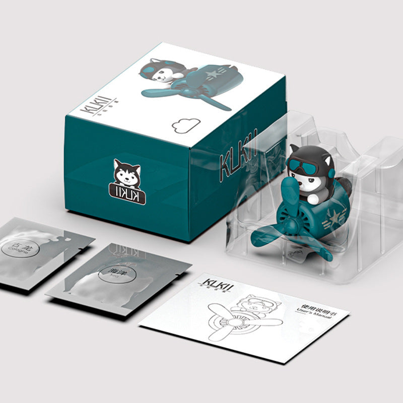 Husky – Clip de ventilation d'aromathérapie pour voiture, ornements de décoration