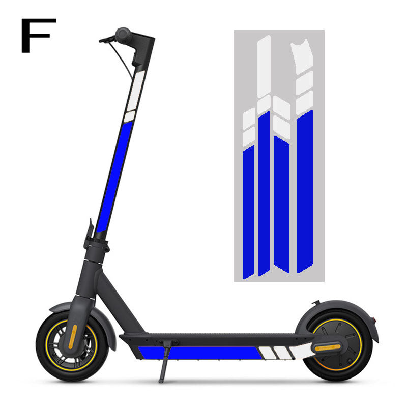 Adhesivo Reflectante Max G30 Para Scooter Nº 9