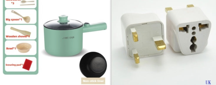 Mini olla caliente para el hogar, aparato de cocina portátil, olla eléctrica antiadherente multifunción, utensilios de cocina