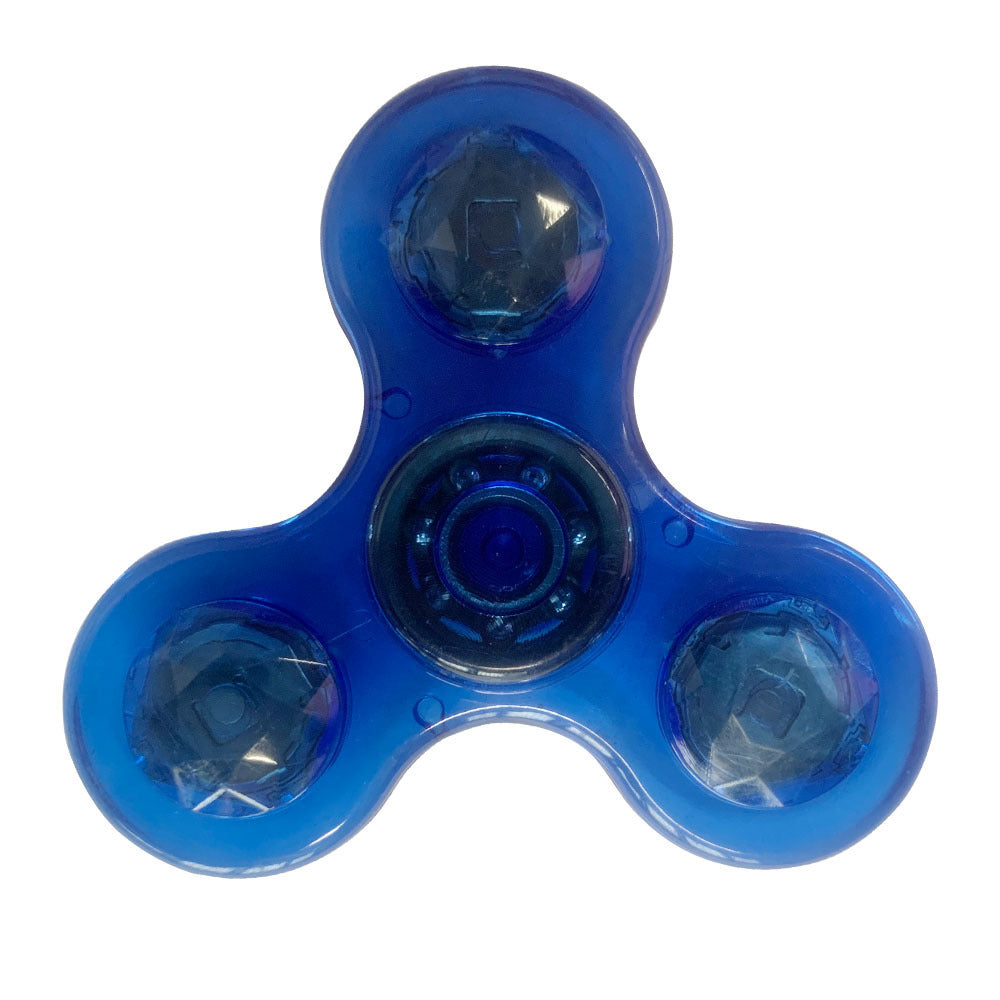 Luz LED luminosa Fidget Spinner mano mejores hilanderos brillan en la luz oscura EDC Figet Spiner dedo alivio del estrés juguetes