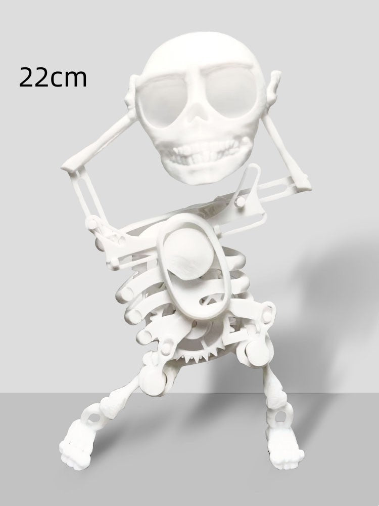 Modelo 3D, Mini estampado de calavera, personalizado, estilo divertido, juguete de la suerte, producto terminado, herramienta de descompresión
