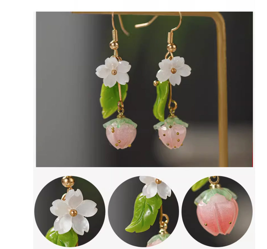 Nouvelles boucles d'oreilles de style chinois pour un usage quotidien