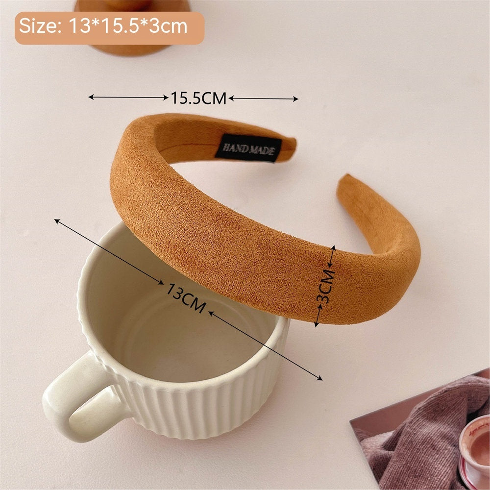 Milk Tea Coffee Color Series Headband Fashion