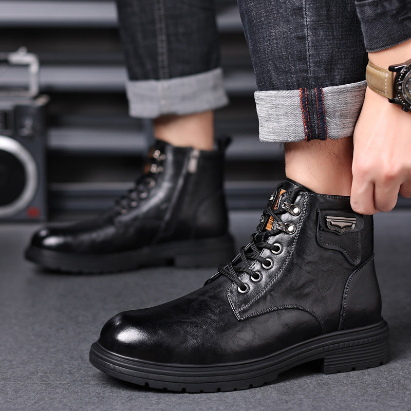 Botas de motor de transporte de moda Botines