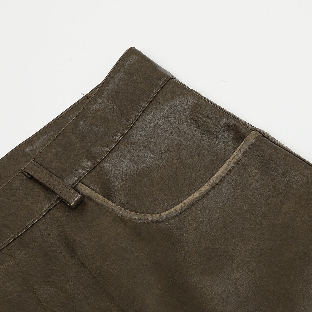 Fashion Men's Straight Loose-fitting Wide-leg Trousers