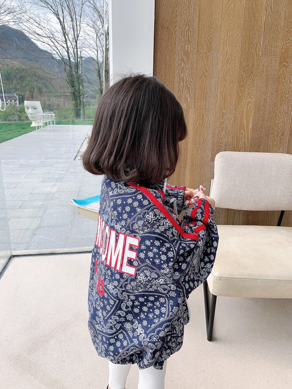 Vêtements de bébé à la mode de Style étranger pour enfants vêtements d'automne haut tendance pour enfants