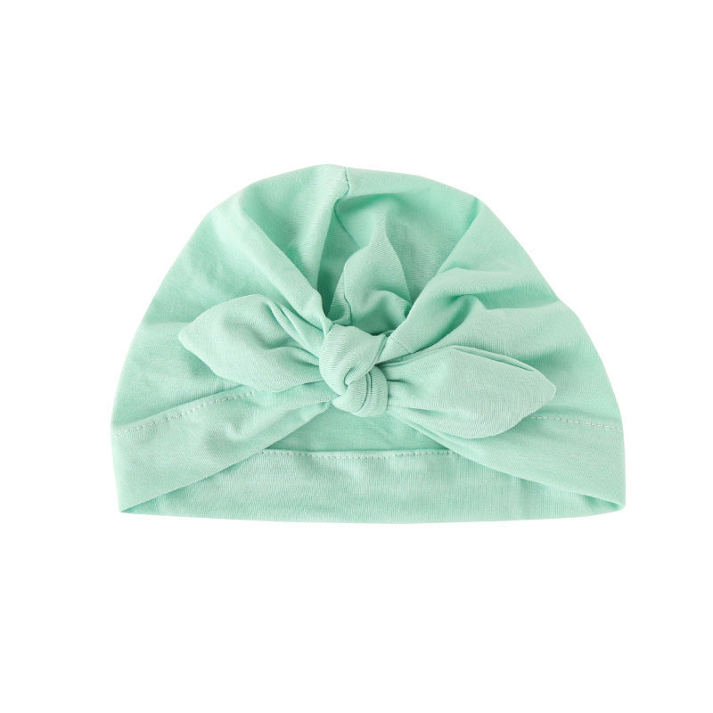 Fournitures pour bébé Fournitures pour bébé Couvre-chef noué de couleur unie